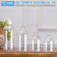 TB-BS Series 250ml 320ml 500ml fat color customizable hot-selling good quality round hand sanitizer pet bottle
